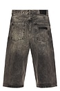 view 2 of 5 Cut Off Denim Shorts in Black