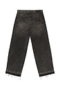 view 2 of 5 Printed 5 Pocket Jeans in Worn Black
