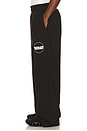 view 2 of 5 PANTALON SWEAT WIDE in Black