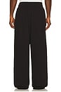 view 3 of 5 PANTALON SWEAT WIDE in Black