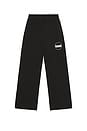 view 5 of 5 PANTALON SWEAT WIDE in Black