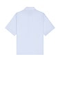 view 2 of 4 Poplin Short Sleeve Shirt in Blue
