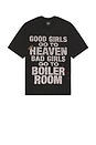 view 4 of 5 Good Girls Diamante Tee in Black