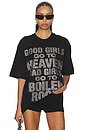 view 1 of 5 Good Girls Diamante Tee in Black