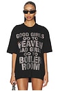 view 2 of 5 Good Girls Diamante Tee in Black