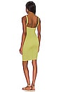 view 3 of 3 Drew Mini Dress in Citron Shimmer