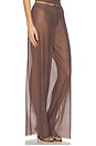 view 2 of 6 Riley Wide Leg Pant in Rosewood Mesh