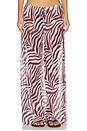 view 1 of 6 Riley Wide Leg Pant in Zebra Mesh