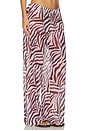 view 2 of 6 Riley Wide Leg Pant in Zebra Mesh
