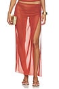 view 1 of 6 FALDA MAXI CLAUDIA in Ginger
