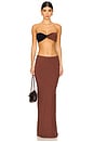 view 5 of 6 Freya Maxi Skirt in Arabica