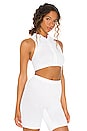 view 2 of 4 TOP CORTO CAMPBELL in White