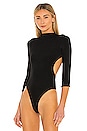 view 2 of 5 Nina Bodysuit in Black