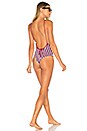 view 1 of 5 Sunday Session Reversible One Piece Swimsuit in Academy Stripe