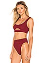 view 2 of 5 TOP BIKINI SASHA in Garnet