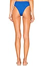 view 3 of 4 X BOUND The Savannah High Waist Bikini Bottom in Cerulean