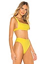 view 2 of 4 90 Degrees Crop Bikini Top in Lemon Zest