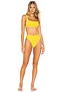 view 4 of 4 90 Degrees Crop Bikini Top in Lemon Zest
