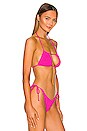 view 2 of 4 Andy Bikini Top in Bright Pink