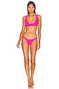 view 4 of 4 Scout Bikini Top in Bright Pink