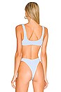 view 3 of 4 Scout Bikini Top in Sky Blue