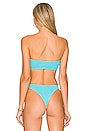 view 3 of 4 ТОП БИКИНИ SAHARA in Teal Eco