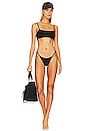 view 4 of 4 LARISA 비키니 하의 in Black Eco