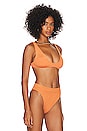 view 2 of 5 Scout Bikini Top in Burnt Orange