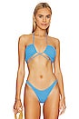 view 1 of 5 TOP BIKINI MARGARITA in Tranquil Blue Eco