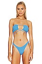 view 2 of 5 TOP BIKINI MARGARITA in Tranquil Blue Eco