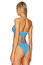 view 4 of 5 TOP BIKINI MARGARITA in Tranquil Blue Eco