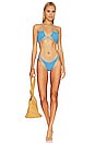 view 5 of 5 TOP BIKINI MARGARITA in Tranquil Blue Eco