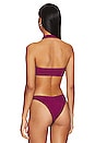 view 3 of 5 HAUT DE MAILLOT DE BAIN CARMEN in Boysenberry Shimmer