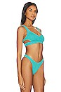view 2 of 4 Nino Bikini Top in Turquoise Shimmer