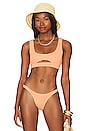view 1 of 4 Sasha Bikini Top in Neon Orange Eco