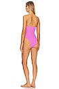 view 3 of 4 Fane One Piece in Cerise Stripe