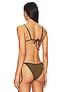 view 3 of 5 Luana Triangle Top in Cocoa Lurex