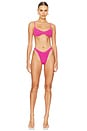 view 4 of 5 Gracie Balconette Bikini Top in Wildberry
