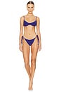 view 4 of 5 Anisha Brief Bikini Bottom in Sapphire