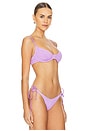 view 2 of 5 Gracie Balconette Bikini Top in Lilac Shimmer
