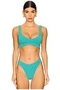 view 1 of 5 ТОП БИКИНИ NINO in Teal Lurex