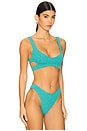 view 2 of 5 ТОП БИКИНИ NINO in Teal Lurex