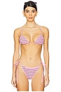 view 1 of 5 TOP BIKINI LUANA in Pastel Pink Stripe