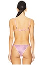 view 3 of 5 TOP BIKINI LUANA in Pastel Pink Stripe