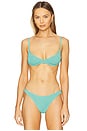 view 1 of 4 Gracie Balconette Bikini Top in Lagoon