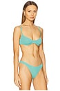 view 2 of 4 Gracie Balconette Bikini Top in Lagoon
