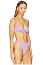 view 2 of 4 Gracie Balconette Bikini Top in Lavender Floral
