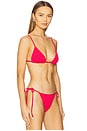 view 2 of 4 Luana Triangle Bikini Top in Nectarine