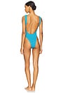 view 1 of 5 MAXAM 원피스 in Turquoise Stripe