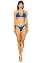 view 4 of 4 Ingrid Triangle Bikini Top in Lake